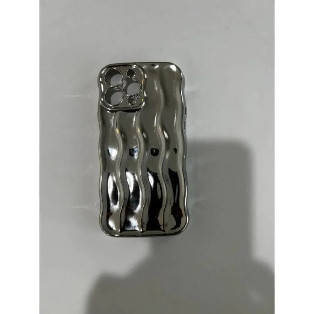 iPhone 13 Pro‎ Max Casing Water Ripple Pattern Curly Wave Frame iPhone Case